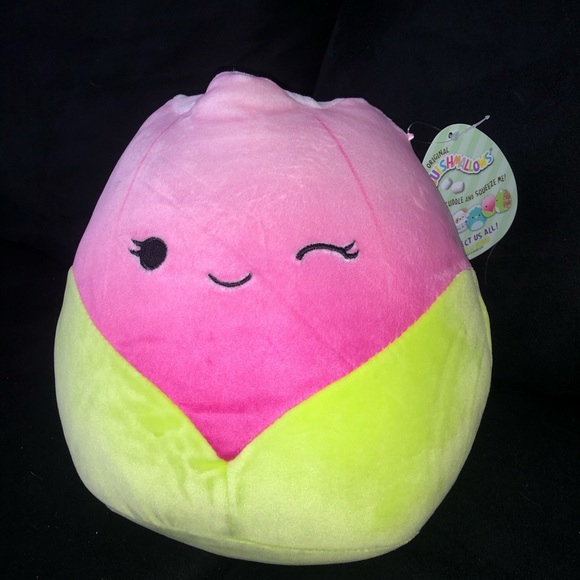 8” Squishmallow pink tulip NWT bridgie - Picture 9 of 10